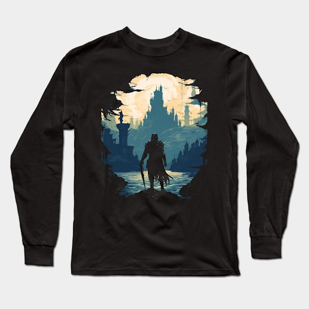 dark souls Long Sleeve T-Shirt by Ninja banana